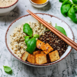 Sesame Quinoa Tofu